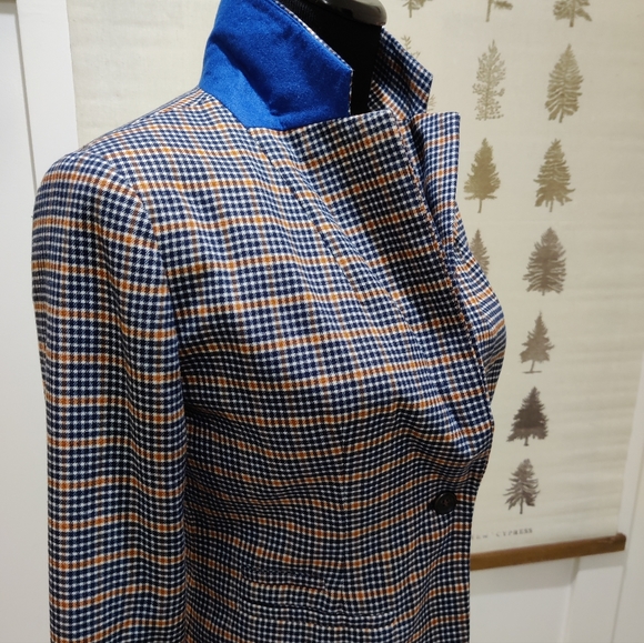 Merona Plaid Blazer 2 - Picture 9 of 11